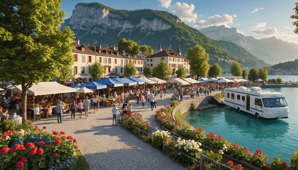 Explorez les événements et festivals passionnants de la région avec Annecy RV Park comme base !