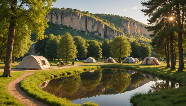 Profitez d'une expérience unique en plein air à l'aire de camping de l'Aveyron : des vacances inoubliables en pleine nature