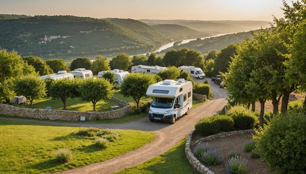 Découvrez l'aire de camping-car idéale à Domme en Dordogne pour des vacances inoubliables