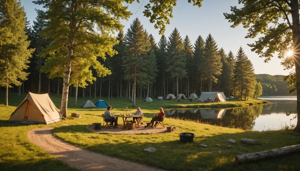 Top 10 des meilleurs spots de camping près de Lyon pour un week-end nature