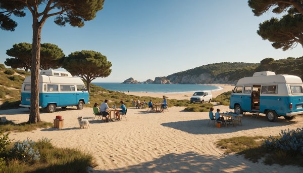 Guide des meilleures aires de camping-car au Portugal et de leurs tarifs